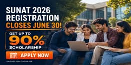 SUNAT 2026 Registration Closes June 30 Get Up to 90 percent Scholarship at Sanskriti University